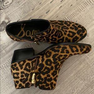 sam edelman cheetah booties